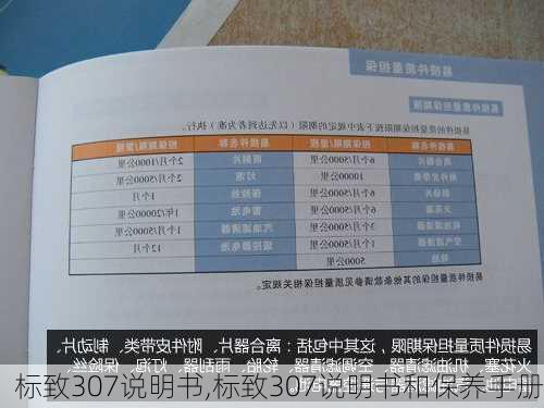 标致307说明书,标致307说明书和保养手册